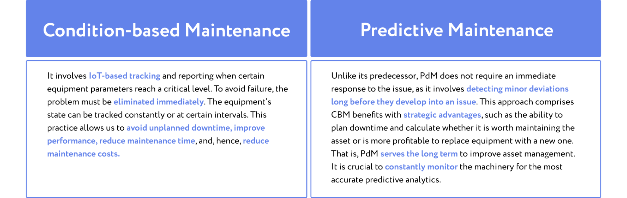 The Difference Between Condition-based Maintenance and IoT Predictive Maintenance The Difference Between Condition-based Maintenance and IoT Predictive Maintenance