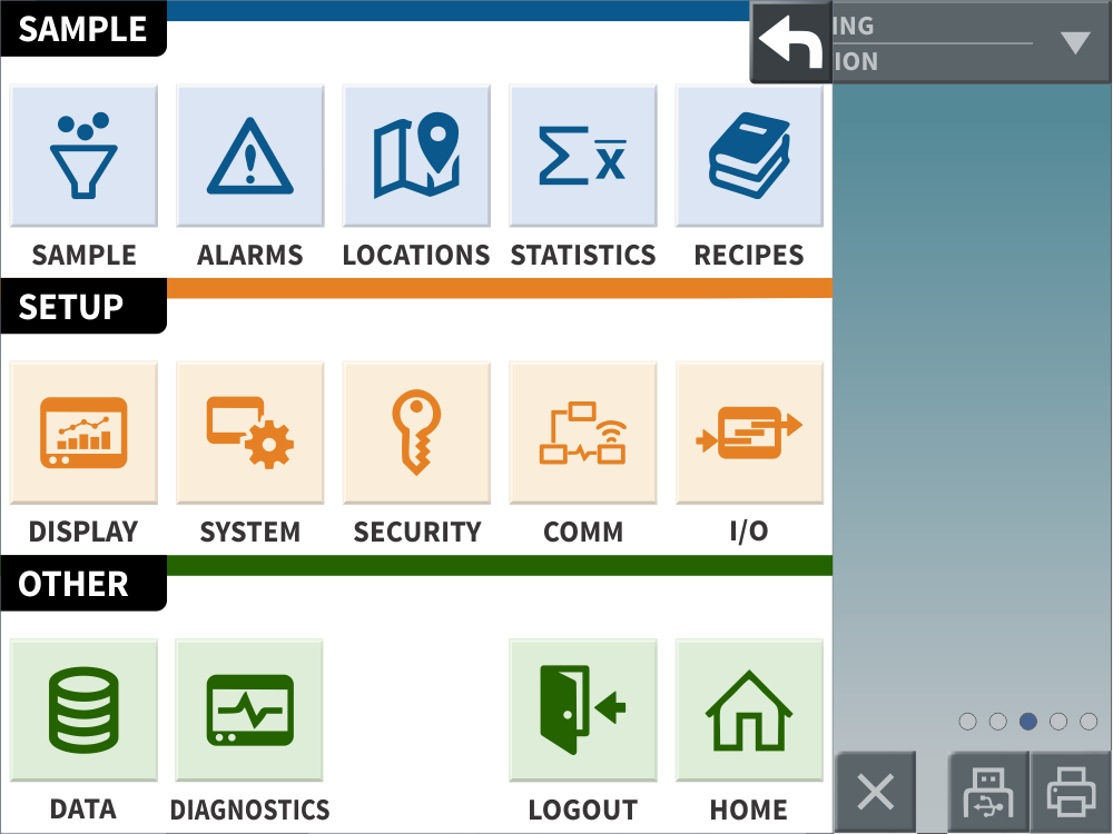Interface Menu