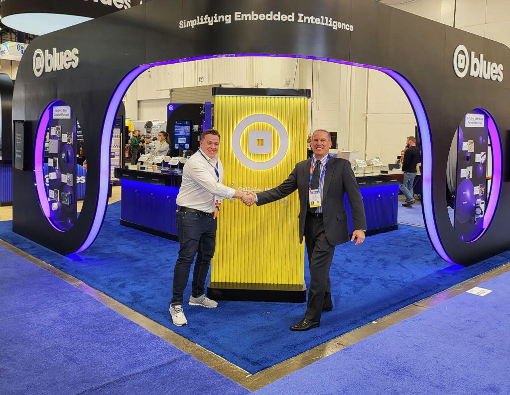 Our company's CEO, John Hetrich with one of our partners. Our company's CEO, John Hetrich with one of our partners.